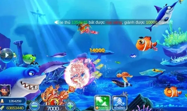 Các sinh vật trong game Bắn Cá Đại Dương Tại BET168VN