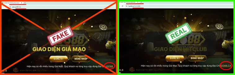 Lật Tẩy Chiêu Trò Tinh Vi Của Website Go88 Giả Mạo 2025